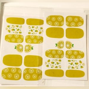 NWT 2-Set-Bundle B•COLOR Nail Wraps: CITRUS!